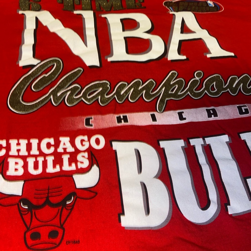 1998 Finals Vintage Chicago Bulls T-shirt XL - Picture 4 of 6
